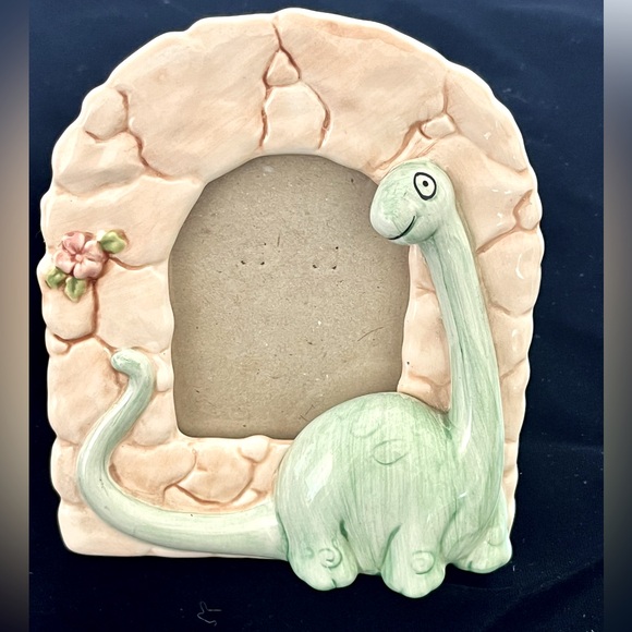 Terragrafics Other - Vintage 1987 Terragrafics Design By Cara Marks Hand Painted Dinosaur Picture